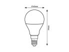 SMD led, E14 G45, 5W, 470lm, 4000K