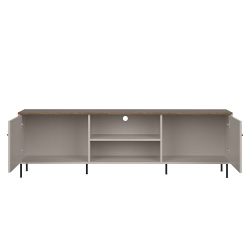 Cappuccino RTV2D/180 tv-állvány - kasmír/antico tölgy