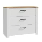 Borneo komód BHLK211-M482 - riviera tölgy/világos vörösfenyő