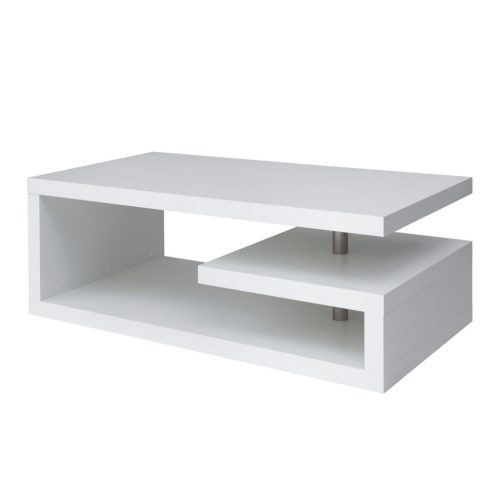 BRW Glimp dohányzóasztal - fehér