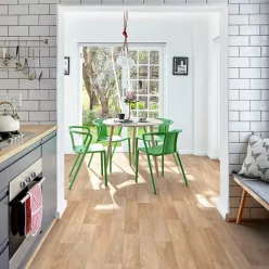   tekercses vinyl padló, PVC -  barna fa mintás Footex 635 Nim 3 m