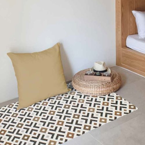 Luca jacquard futószőnyeg Elsa taupe 0,65m