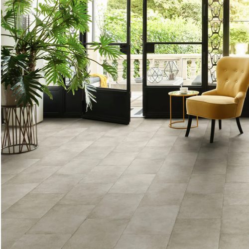tekercses vinyl padló, PVC -  világosbarna kő mintás Bern 235 2 m