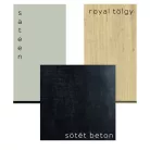 Tina konyhablokk 240 - szatén/royal tölgy/sötét beton