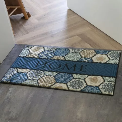 Eco Trend lábtörlő Lima Mat Blue Tiles - 45 x 75 cm