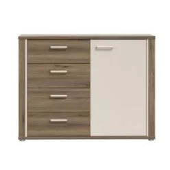 Demetrios komód DDLK224R-M885 - homok/valencia tölgy