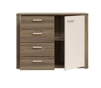 Demetrios komód DDLK224R-M885 - homok/valencia tölgy