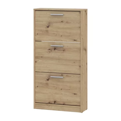 DEF204 (MSA312-D78) 3 ajtós cipősszekrény - artisan tölgy