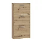 DEF204 (MSA312-D78) 3 ajtós cipősszekrény - artisan tölgy