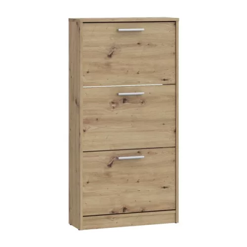 DEF204 (MSA312-D78) 3 ajtós cipősszekrény - artisan tölgy