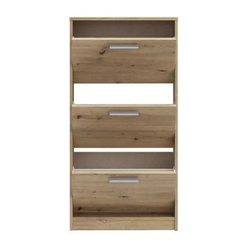 DEF204 (MSA312-D78) 3 ajtós cipősszekrény - artisan tölgy
