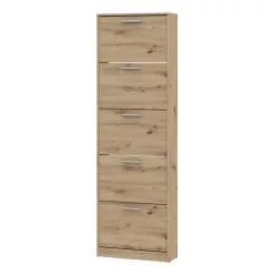   DEF204 (MSA712-D78) 5 ajtós cipősszekrény - artisan tölgy