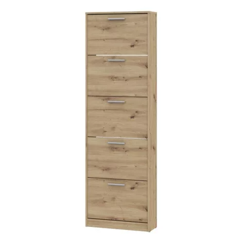 DEF204 (MSA712-D78) 5 ajtós cipősszekrény - artisan tölgy