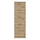 DEF204 (MSA712-D78) 5 ajtós cipősszekrény - artisan tölgy