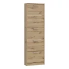 DEF204 (MSA712-D78) 5 ajtós cipősszekrény - artisan tölgy