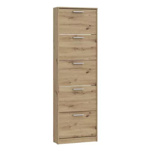 DEF204 (MSA712-D78) 5 ajtós cipősszekrény - artisan tölgy