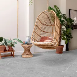   tekercses vinyl padló, PVC -  szürke kő mintás Stellum 195 2 m