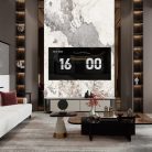 Falpanel, márvány mintával, PVC, 280x120 cm - Pandora B