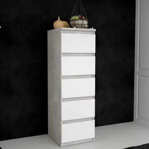 Manchester Komód - CHLK452-C963 - beton/fehér