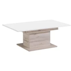   Presso dohányzóasztal tárolóval CFTT4171-P95 - homoki tölgy/fényes