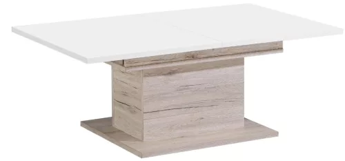 Presso dohányzóasztal tárolóval CFTT4171-P95 - homoki tölgy/fényes