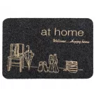 At Home lábtörlő Happy Home grey - 40 x 60 cm