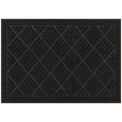 Contours Parquet lábtörlő Antracit - 45 x 75 cm
