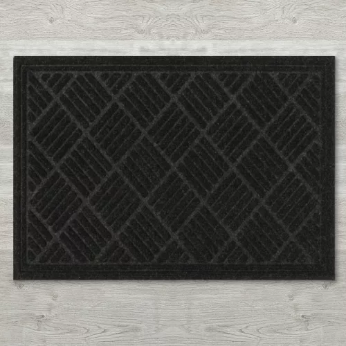 Contours Parquet lábtörlő Antracit - 45 x 75 cm