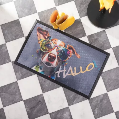 Eco Trend lábtörlő Soft Step Lima Mat Hipster Dog - 45 x 75 cm