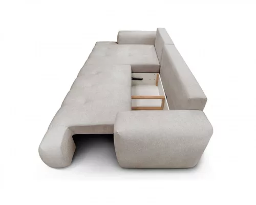 ELKA sarokkanapé balos - bézs