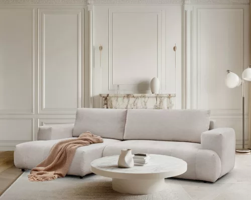 ELKA sarokkanapé balos - bézs