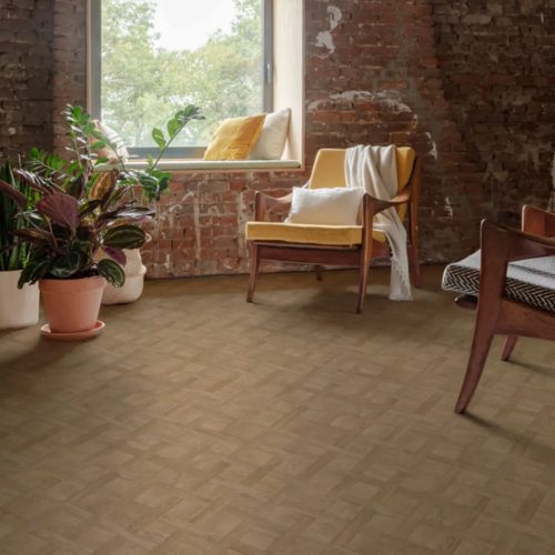 tekercses vinyl padló, PVC -  barna fa mintás Bern 345 4 m
