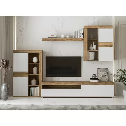 Lagos nappali szett (ZMBM18L-Q109) - mauvella tölgy/secret grey