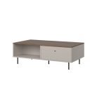 Cappuccino LAW2S dohányzóasztal - kasmír/antico tölgy