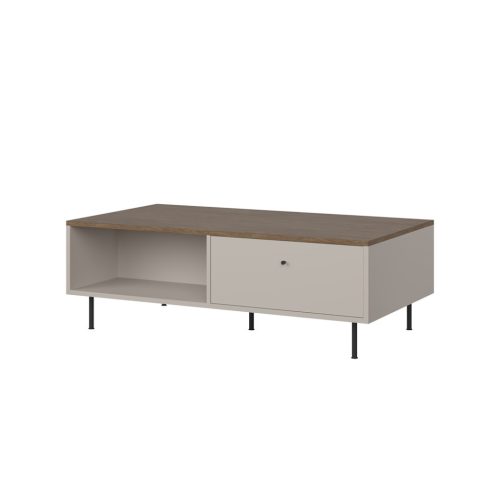 Cappuccino LAW2S dohányzóasztal - kasmír/antico tölgy