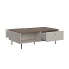 Cappuccino LAW2S dohányzóasztal - kasmír/antico tölgy