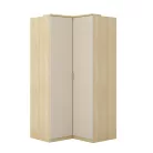Terra sarok gardróbszekrény (24LBON16) - lindberg tölgy/sandy beige