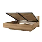 Vertina 180-as, gázliftes  ágykeret, ágyneműtartóval (24DBNH52) - vadtölgy / bézs