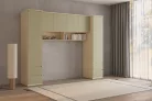 Terra egy ajtós két fiókos szekrény (24LEON95) - lindberg tölgy/eucalyptus