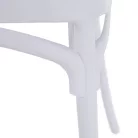 Rakásolható szék, fehér, SAVITO