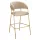 Design bárszék, bézs Velvet szövet/gold króm arany, DASMIN NEW TYP 2