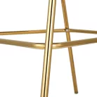Design bárszék, bézs Velvet szövet/gold króm arany, DASMIN NEW TYP 2
