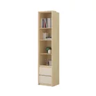 Terra két fiókos könyvespolc (24LBON83) - lindberg tölgy/sandy beige