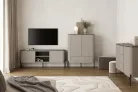 Bello két ajtós, egy fiókos magasszekrény (24COOB42) - kongó/fekete