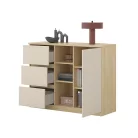 Terra komód (24LBON27) - lindberg tölgy/sandy beige