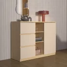 Terra komód (24LBON27) - lindberg tölgy/sandy beige