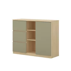 Terra komód (24LEON27) - lindberg tölgy/eucalyptus