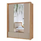 Impressio gardrób 160 cm (24MCNJ61) - mauvella tölgy/congo