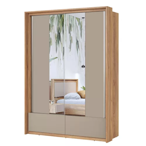 Impressio gardrób 160 cm (24MCNJ61) - mauvella tölgy/congo