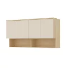 Terra fali szekrény (24LBON12) - lindberg tölgy/ sandy beige